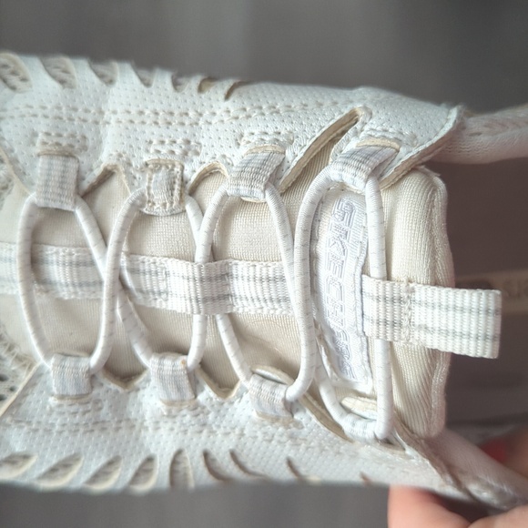 Skechers flex white women's slipon shoes - Picture 5 of 5